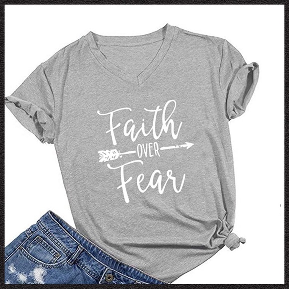 Tops - NWOT Casual V-Neck Graphic T-Shirt XL